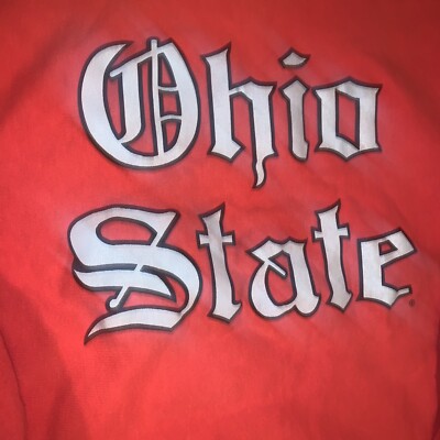 Vintage USA Champion Reverse Weave Ohio State Buckeyes Old English