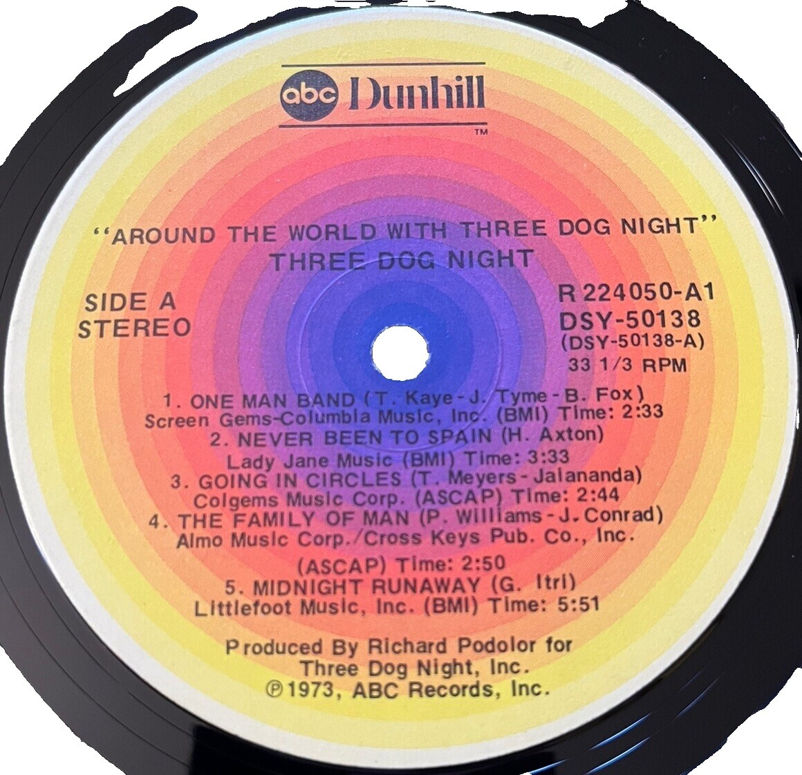 超レア Three Dog Night PRP-33 PROMO盤 レコード Three Dog Night Around the World | eBay