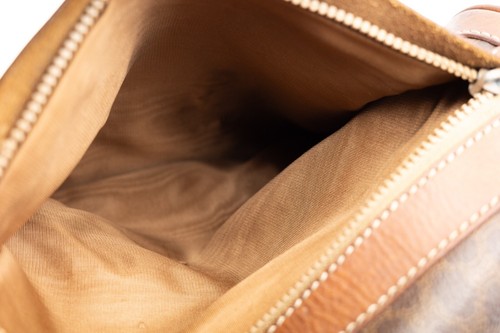 CELINE Shoulder Bag Drawstring Macadam PVC Leather Brown Authentic from JAPAN - Picture 19 of 19