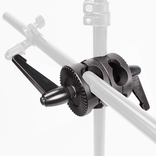 Dual Swivel Grip Head Clamp Studio Boom Arm Bracket Reflector Holder Photo UK - Picture 1 of 10