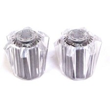 United States Hdwe. Clear Faucet Handles