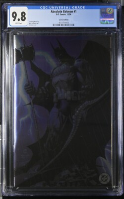 Absolute Batman #1 CGC 9.8 Cover J Jim Lee FOIL Variant Snyder DC Comics 2024