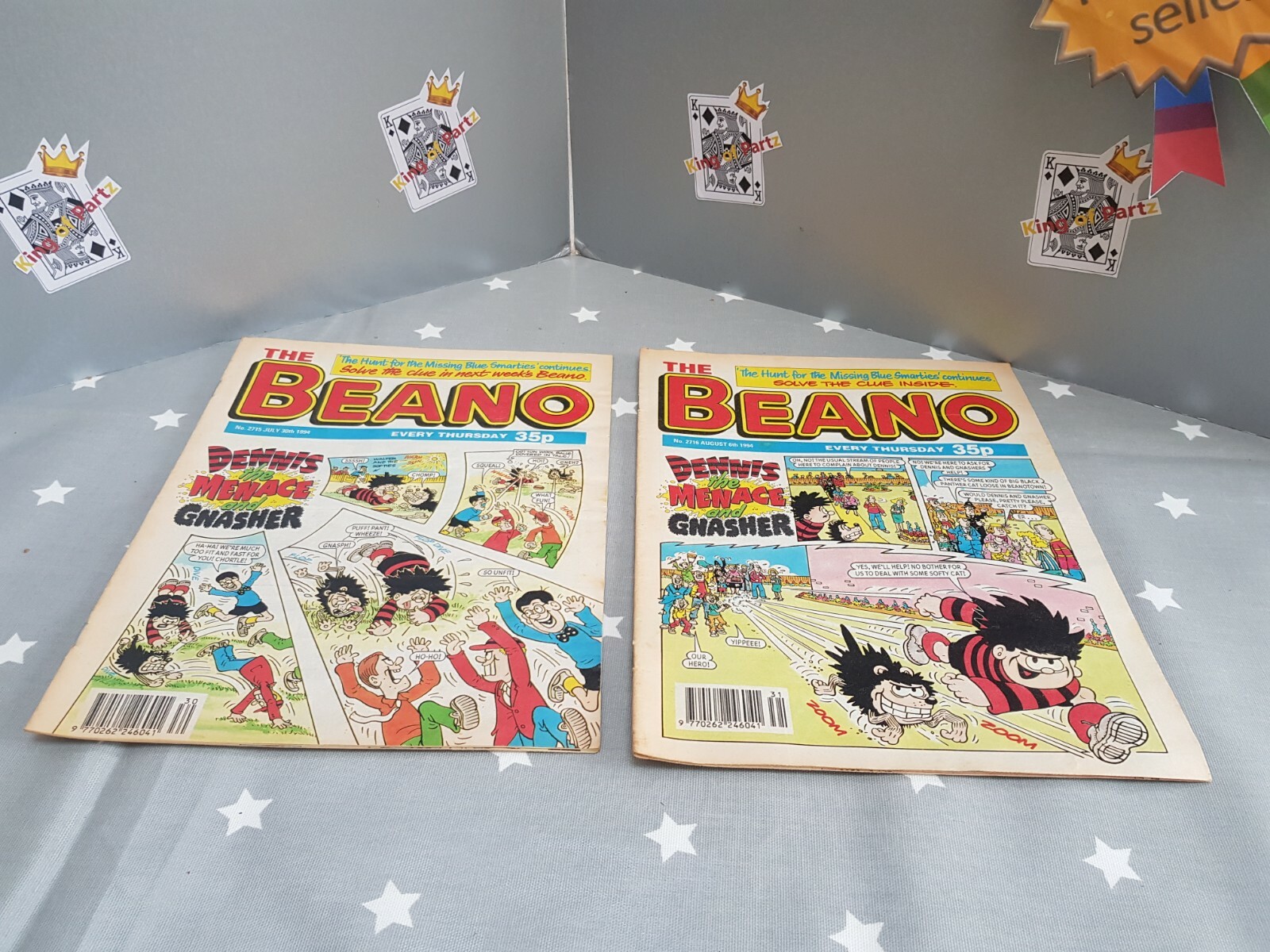 THE BEANO COMICS NO 2711 - 2720 X10 COMICS FROM JULY 2ND - SEPTEMBER 3RD 1994