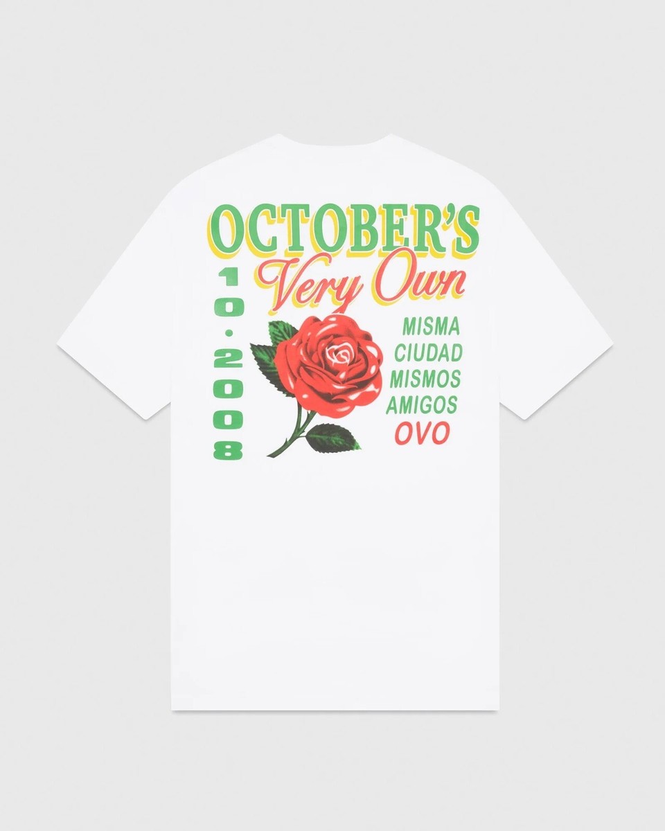 OVO Sandra's Rose CLB T-shirt Authentic October's Very Own