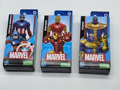 Auswahl Hasbro Marvel Action Figuren - u. a, Iron Man, Captain America, Thanos