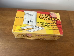Pig Mania Game Original Complete Vintage 1977 with Instructions RARE