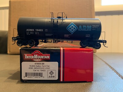 INTER #47803 ADM ''Molecule Logo''  19,600 Gallon Car w/6 diff Car #s  H.O. 1:87