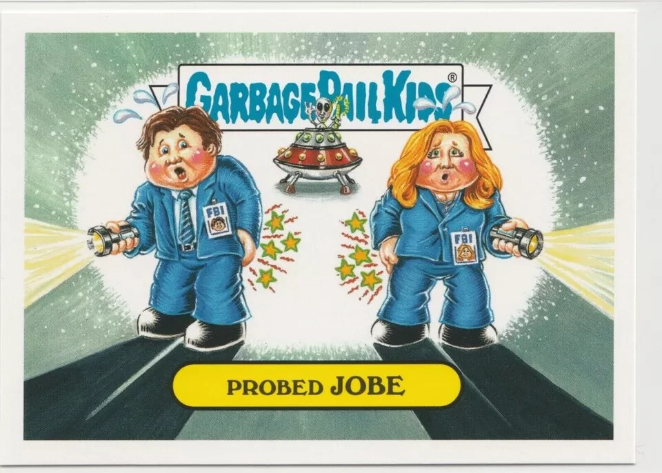 Probed Jobe #9b Garbage Pail Kids GPK 2016 Prime Slime Trashy TV Trading Card