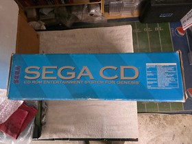 Sega CD Model 2 Console w/Genesis 2 Console w/Sewar Shark-CIB PLUS!! TESTED!