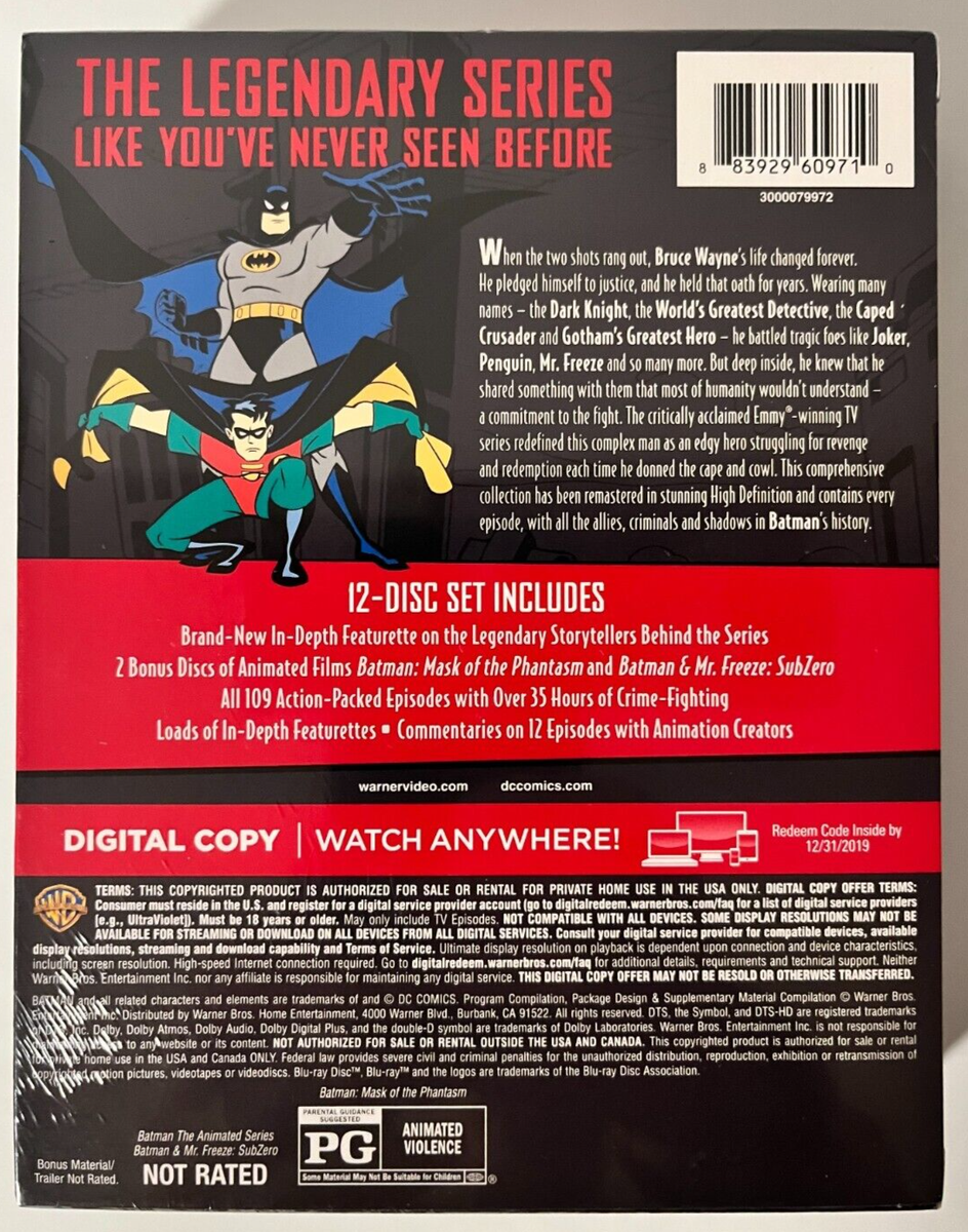 Batman: The Complete Animated Series Blu-Ray 12-Disc Set