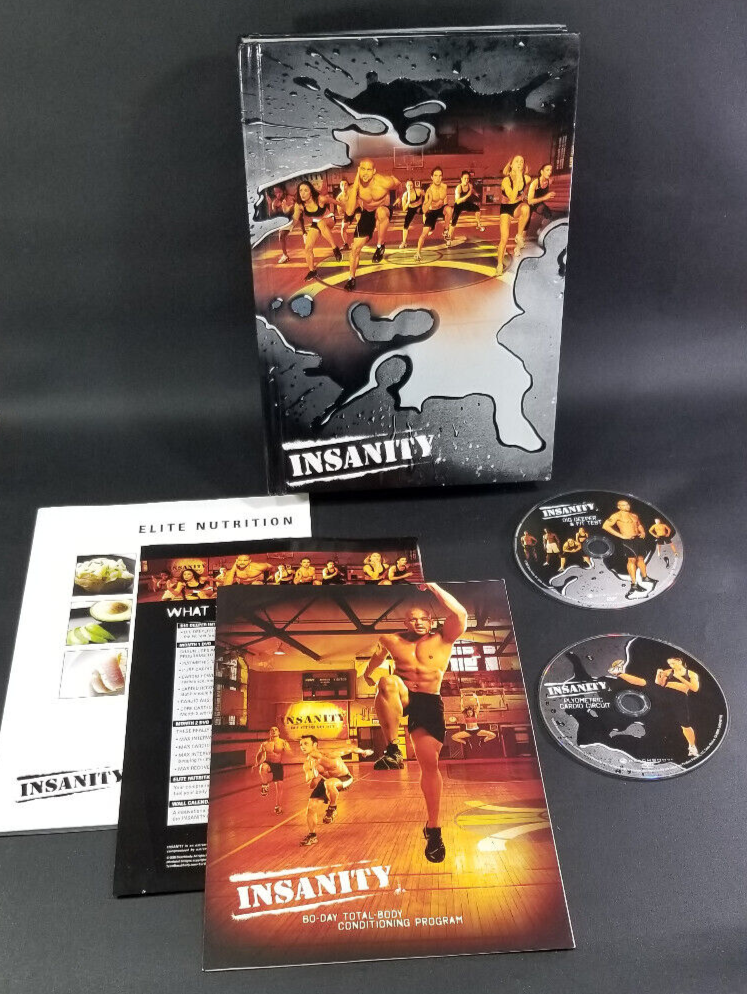 Insanity 10 Disc DVD Set w/Books | eBay