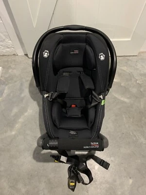 britax safe n sound unity isofix capsule black bamboo