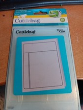 SALE EMBOSSING FOLDER FOR SCRAPBOOKING CUTTLEBUG NEW SEF05 JOURNALING CARD