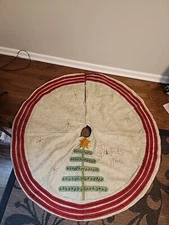 48" Round Christmas Tree Skirt Merry Christmas Hobby Lobby Oh Christmas Tree
