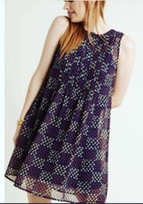 ModCloth Womens Shift Dress L Multi-Color Floral Knee Length Sleeveless