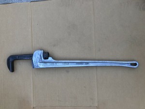 ridgid wrench pipe aluminum straight inch
