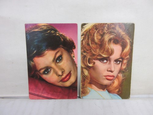 Lot of 9 Vintage 1960s Dutch Film Movie Stars Gum Trading Cards - Picture 4 of 11