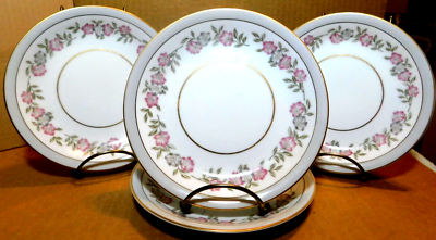 モリハナ様確認用 Noritake~5433 Gray & Gold Rimmed 6 1/8