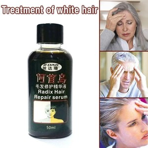 Pure Chinese Medicine Brewed Permanently Black Hair Permanently