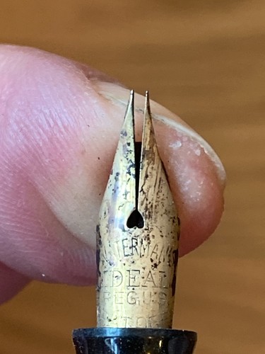 Waterman "8" Personalized Fountain Pen w Waterman Nib GREAT FLEX Unrestored 5" - Picture 18 of 20