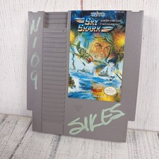 VTG Sky Shark Nintendo NES 1989 Taito Video Game Cartridge Authentic NTSC USED