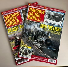 Two Recent Editions of Narrow Gauge World Magazine in Excellent Condition