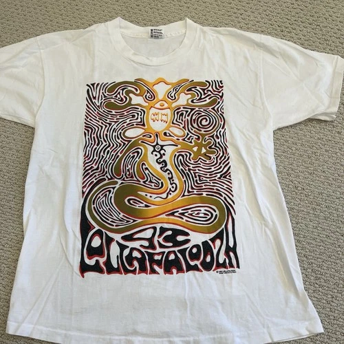Lollapalooza Shirt Mens XL White Music Festival 1990s vintage concert t-shirt, vintage, size XL, single stitch, B+ condition