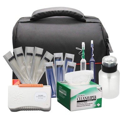 Fiber Optic Cleaning Kit Fiber Optic FTTH Cleaner Tools with 1.25mm / 2.5mm F...