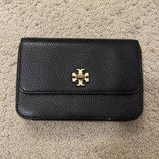 Tory Burch Black Pebbled Small Crossbody Bag ...