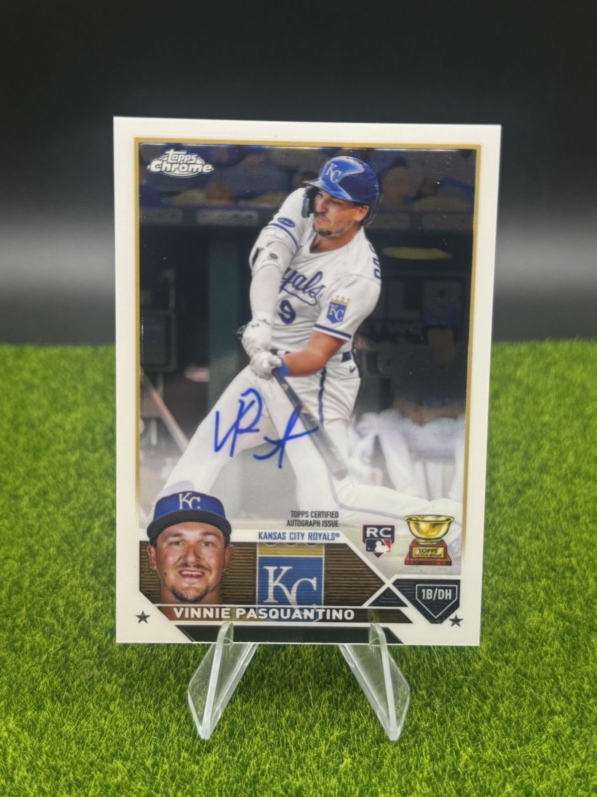 2023 Topps Chrome Vinnie Pasquantino Auto RC #RA-VP Royals Rookie RC