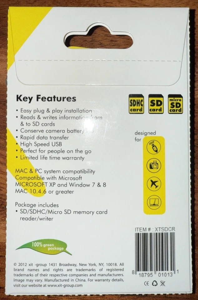 Xit High Speed SD/SDHC/Micro-SD Reader/Writer - Image 2 of 2