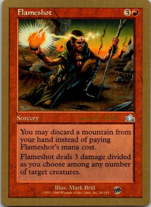 Flameshot - 2000 Janosch Kuhn (PCY) (SB) S World Championship Decks NM