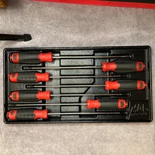 Like New Mac Tools 7 pc tamperproof torque screwdriver set extr long SDL7TPr  S