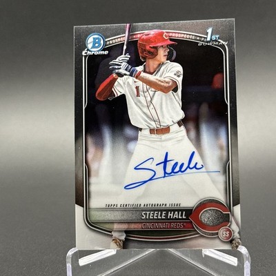 2025 Bowman Draft Steele Hall 1st Bowman Chrome Auto | eBay