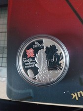 2010 Five Pounds (&pound;5) 2012 Olympics .925 Silver Proof &pound;5 ''TO STRIVE'' Coin