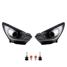Scheinwerfer Links & Rechts Set + Leuchtmittel passend für Kia Niro DE mit LWR