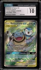 Pokemon Blastoise & Piplup GX Cosmic Eclipse Full Alt Art #215 CGC 10 Gem Mint