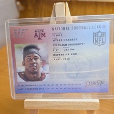 Panini Prestige Myles Garrett NFL Passport #9 Texas A&M Aggies Football Card