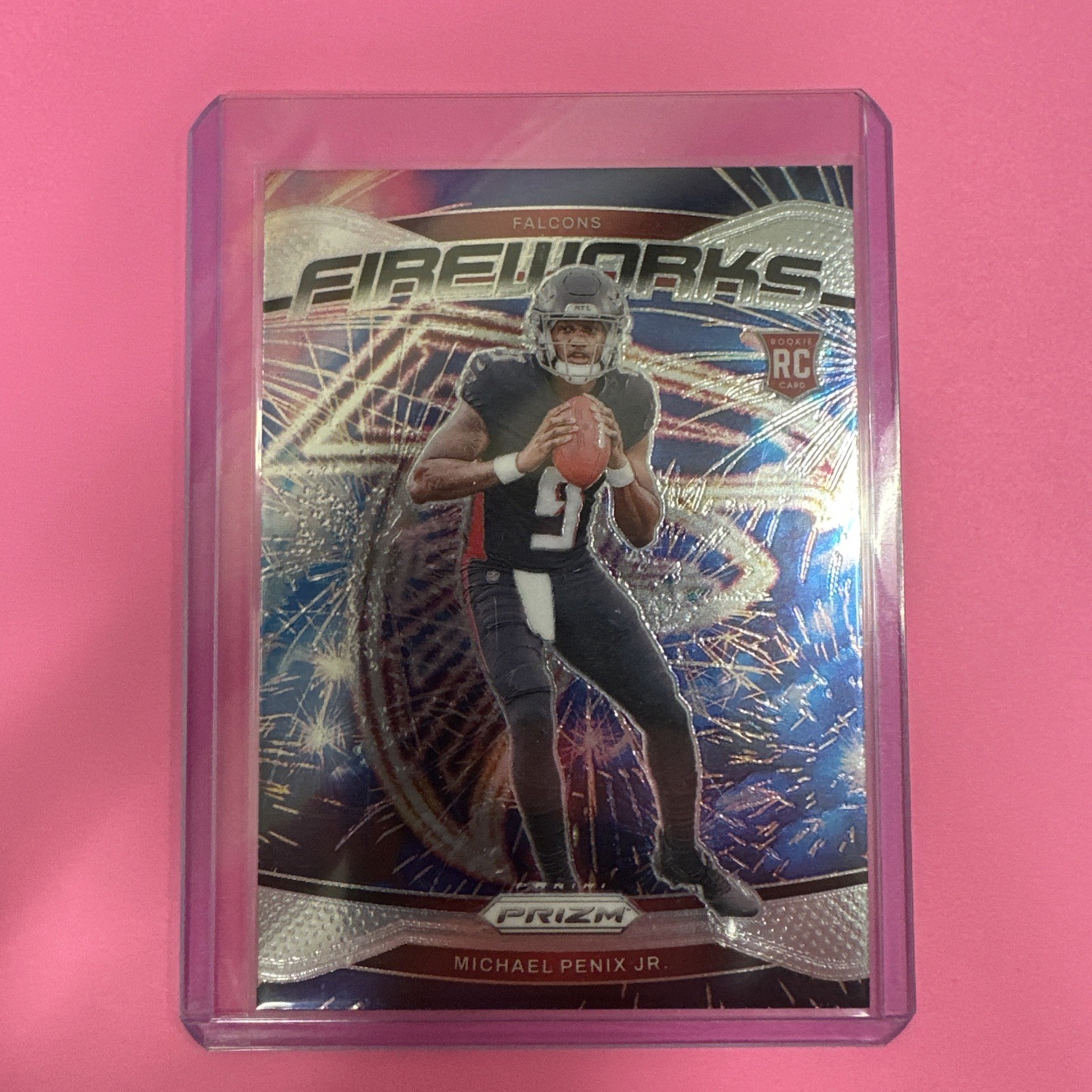 2024 Panini Prizm - Fireworks Michael Penix Jr. #16 (RC)