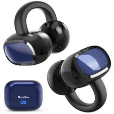 Open Ear Wireless Headphones Clip On Earbuds Bone Conduction Lightweight