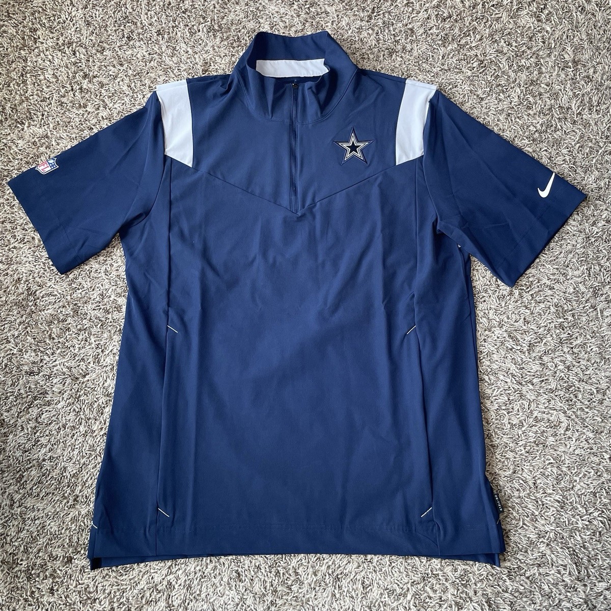 Nike Dallas Cowboys NFL Official On Field Sideline Jacket Mens Size Large  TALL