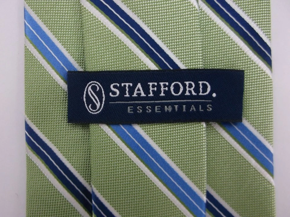 2 LAÇOS APRX 58 EM VERDE AZUL WHT STAFFORD ESSENTIALS E AZUL SKINNY APT. 9 Novo sem etiquetas - Imagem 3 de 4