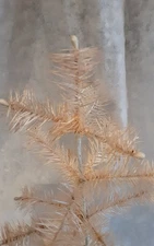 Bethany Lowe Pink Feather Tree.13 inches Tall.Good Condition.