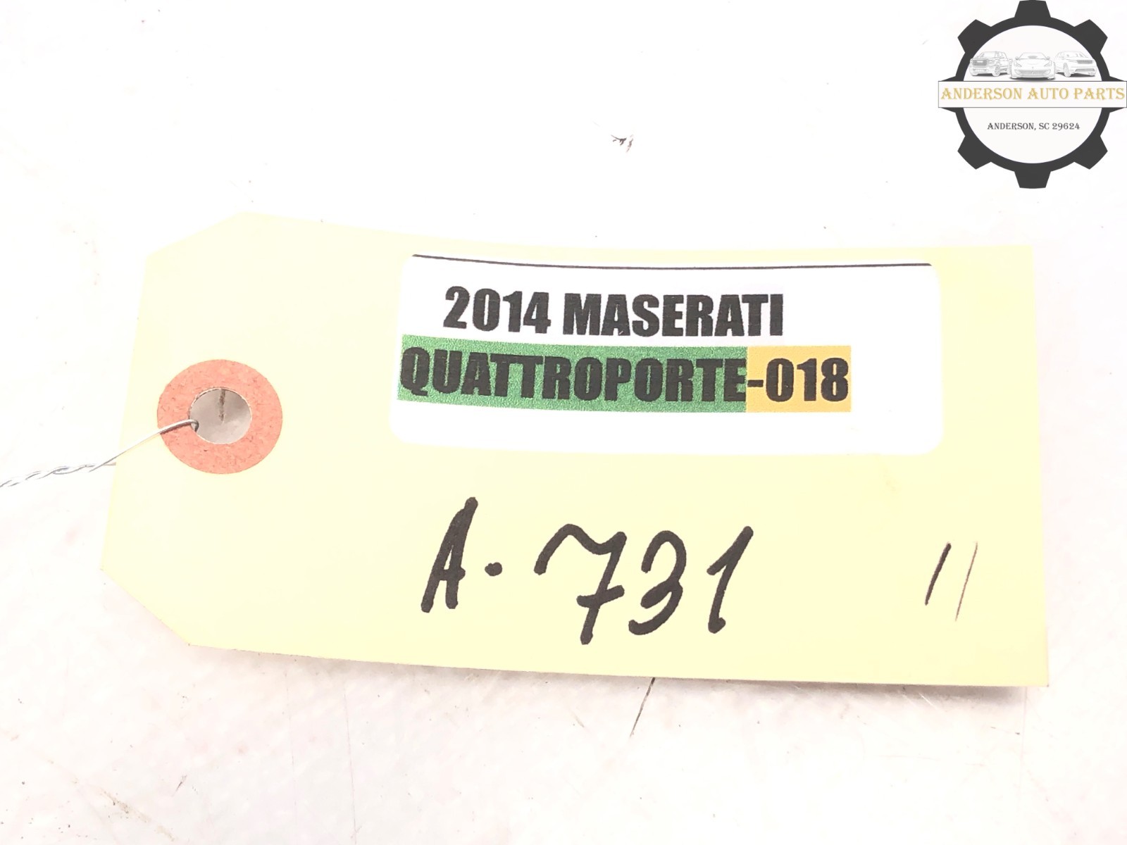 2014-2020 MASERATI QUATTROPORTE 3.8L V8 ENGINE FUEL RAIL LINE W/ INJECTORS OEM