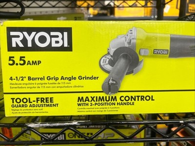Ryobi AG4031G 5.5A Corded 4-1/2 inch Angle Grinder