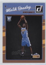 2016-17 Panini Donruss Rookies Malik Beasley #166 Rookie RC 0c2