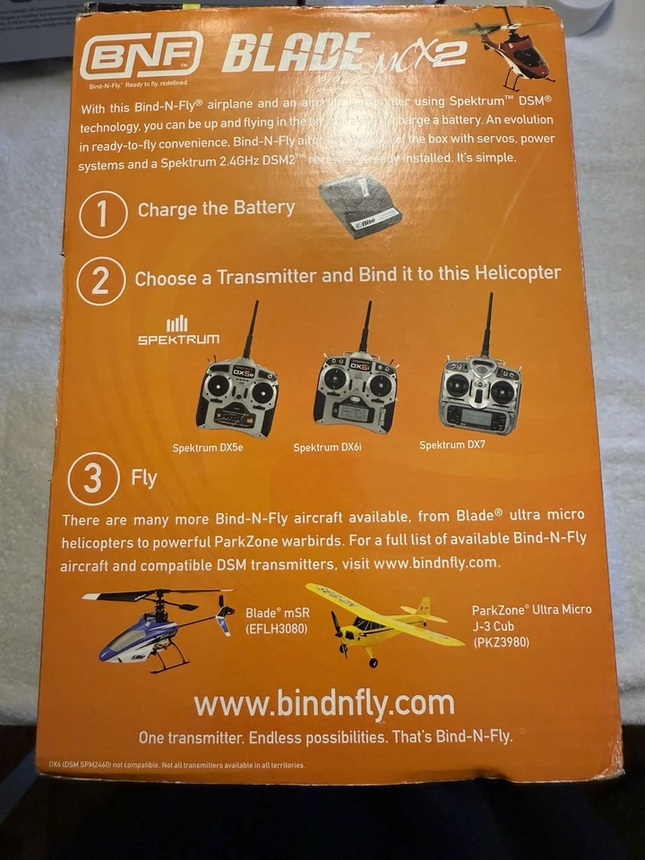 Blade MCX2 RC Helicopter RTF Tested and Working See Video - Image 3 of 4