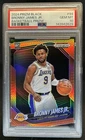 2024-25 Panini Prizm Black Bronny James Jr. RC Basketball Prizm #/225 PSA 10