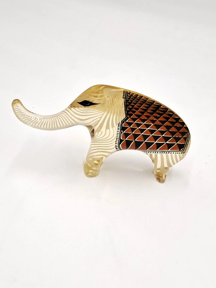 Escultura de elefante lucite vintage Abraham Palatnik de mediados de siglo Op Art Foto 2 de 4