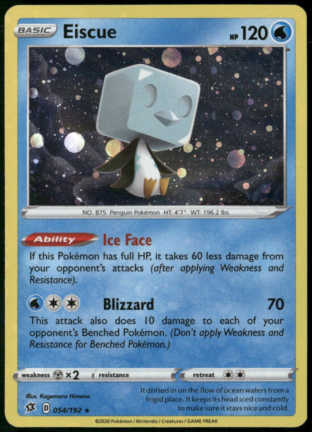 Eiscue - (Cosmos Holo) Miscellaneous Cards & Products Holo 054/192